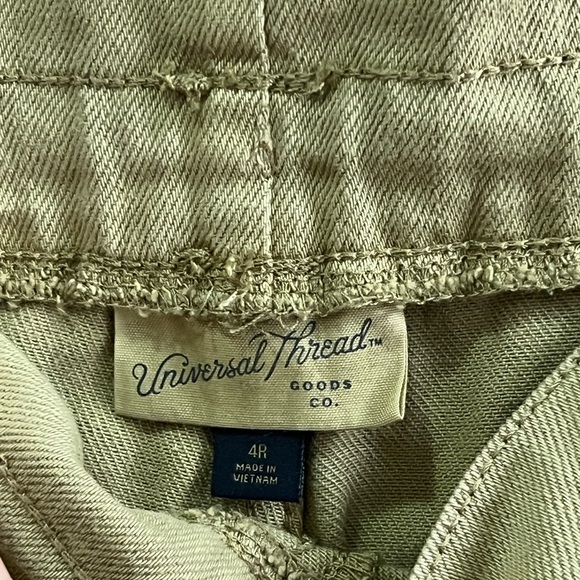 NWT Sweet Pea Green High Waisted Drawstring Pants 4R - Picture 6 of 7